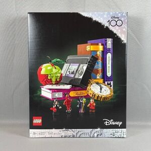 Lego #43227 Disney Villain Icons Book Nook Retired Brand New Sealed